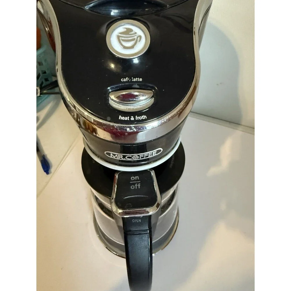 Mr. Coffee Cafe Latte Maker Milk Frother BVMC-EL1. Discontinued Tested Works